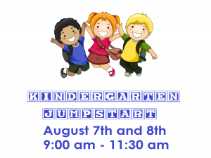 Kindergarten Jump Start 2019 2020
