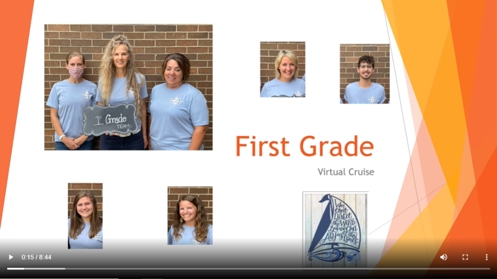 1st grade virtual cruise